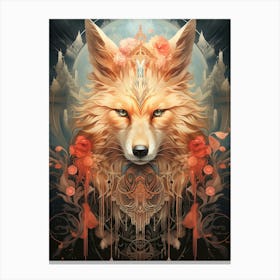 Foxes 2 Canvas Print