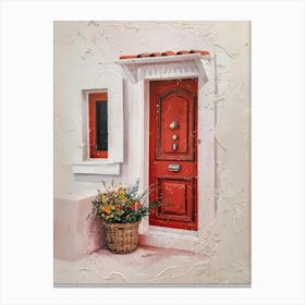 Red Door Canvas Print