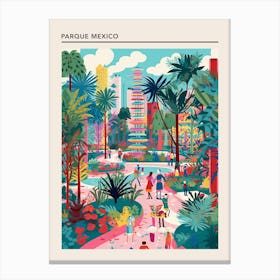 Parque Mexico Mexico City 2 Canvas Print