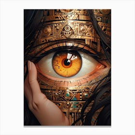 Eye Of The Gods 3 Canvas Print