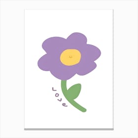 Purple Flower 2 Canvas Print