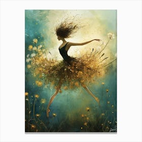 Dandelion ballerina 1 Canvas Print