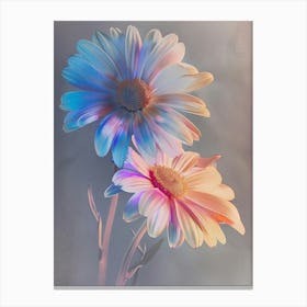Iridescent Flower Oxeye Daisy 2 Canvas Print