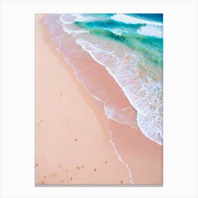 Little Cove Beach, Australia Pink Photography Canvas Print