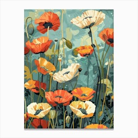 Poppies 32 Canvas Print