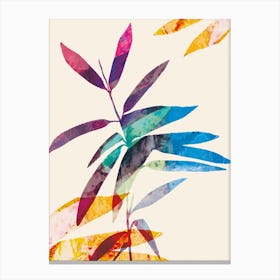 Colourful Leaves Art Print5 Canvas Print