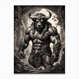 Minotaur Canvas Print