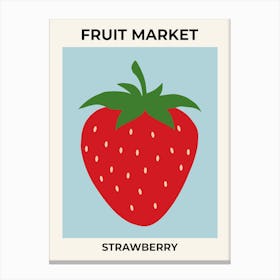 Fruit Market Strawberry | 04 Canvas Print