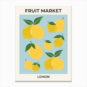 Fruit Market Lemon | 02 Canvas Print