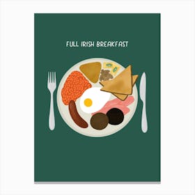 Full Irish Breakfast Canvas Print