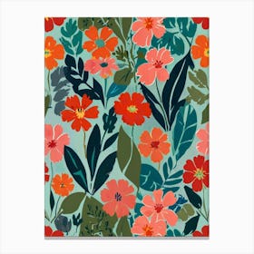 Floral Pattern 1 Canvas Print