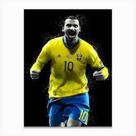 Zlatan Ibrahimovic Canvas Print