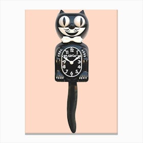 Kitschy Kit Cat Clock 4 Canvas Print