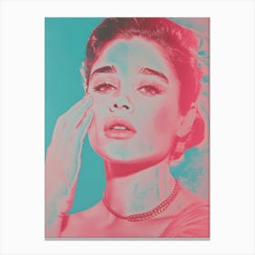 'Lady In Pink' Canvas Print