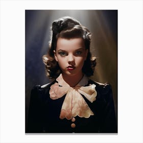 Color Photograph Of Judy Garland Canvas Print