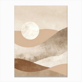 Desert Moon Canvas Print