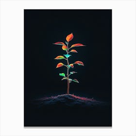 Tree In The Dark 17 Canvas Print