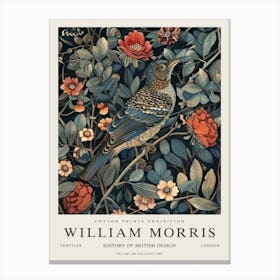 william morris floral pattern Canvas Print