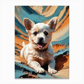 Chihuahua Painting Canvas Print