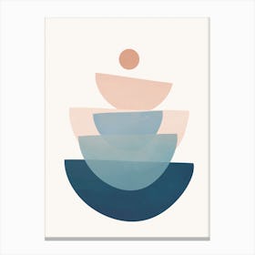 Abstract Minimal Shapes 30 Canvas Print