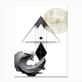 Poster Abstract Illustration Art 08 Canvas Print