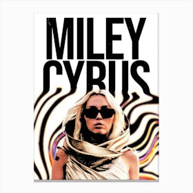 Miley Cyrus 3 Canvas Print