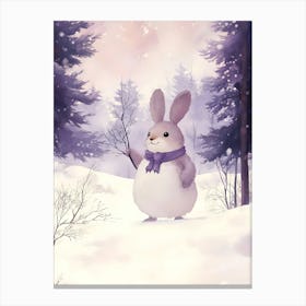 Snow Bunny 4 Canvas Print