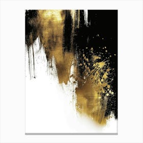 Gold And Black Canvas Print 75 Canvas Print