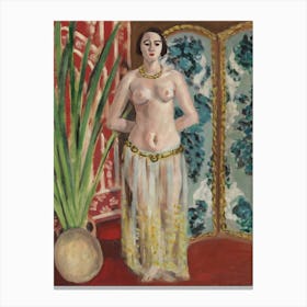 Henri Matisse Odalisque, Mains Dans Le Dos Canvas Print