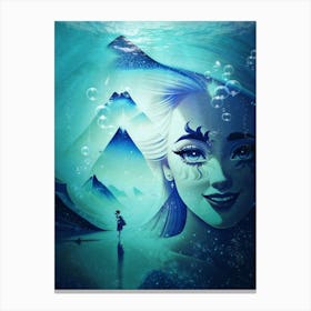 Mermaid 19 Canvas Print