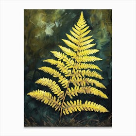 Royal Fern Painting 2 Canvas Print