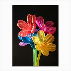 Bright Inflatable Flowers Lobelia 2 Canvas Print