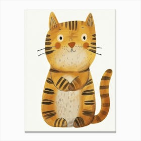 Toyger Cat Clipart Illustration 2 Canvas Print