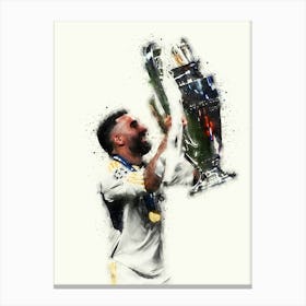 Dani Carvajal Paint Canvas Print