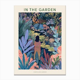 In The Garden Poster Chanticleer Gardens Canvas Print