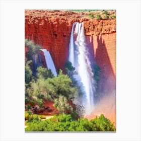 Ouzoud Falls, Morocco Majestic, Beautiful & Classic (2) Canvas Print