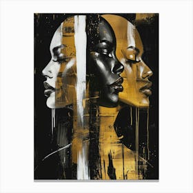 Gold And Black Canvas Print 27 Canvas Print