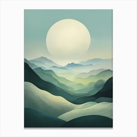 Landscape Painting 36 Canvas Print