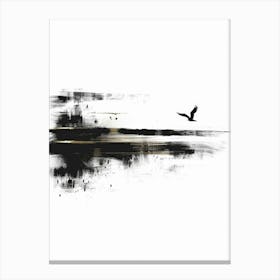 Abstract Of A Bird Canvas Print