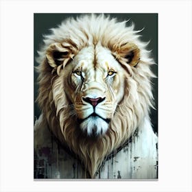 Lion art 63 Canvas Print