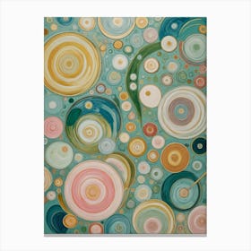 The Dance Of The Circles Canvas Print