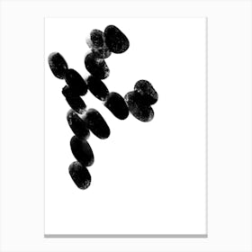 Black Spots Canvas Print
