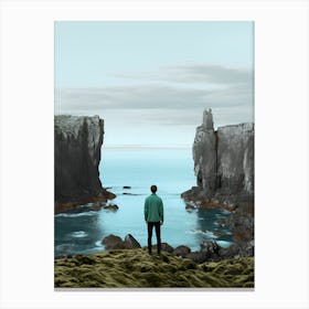 Cliffs Of Iceland Canvas Print