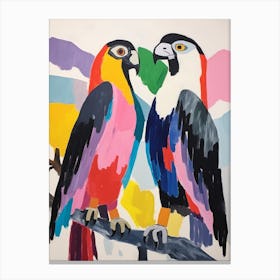 Colourful Kids Animal Art Eagle 1 Canvas Print