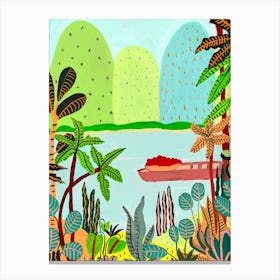 Tropical Abode Canvas Print