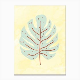 Leaf Illustration Canvas Print