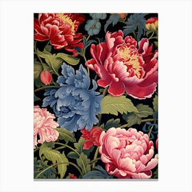 Peonies 100 Canvas Print