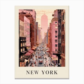 Vintage Travel Poster New York Canvas Print