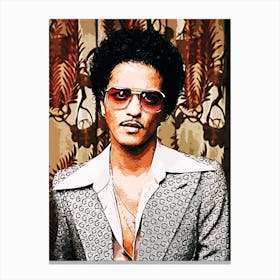 Bruno Mars Canvas Print