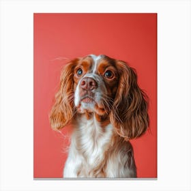 Portrait Of A Dog.Generated AI. Wall Art Print 1 Leinwandbild